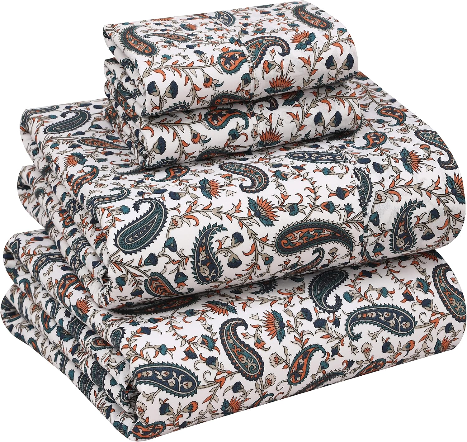 Detalle de RUVANTI Queen Percale Cotton Sheets 16