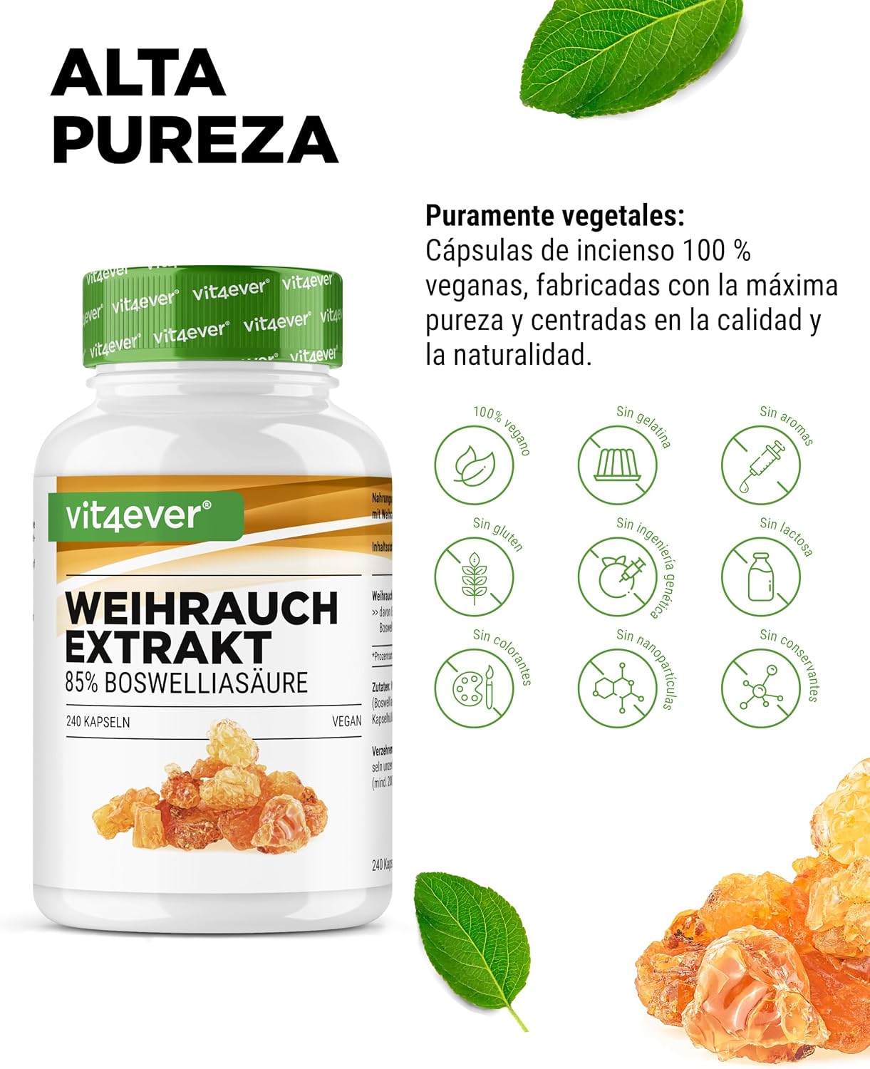 Thumbnail 2 de vit4ever Extracto de incienso 1.000 mg