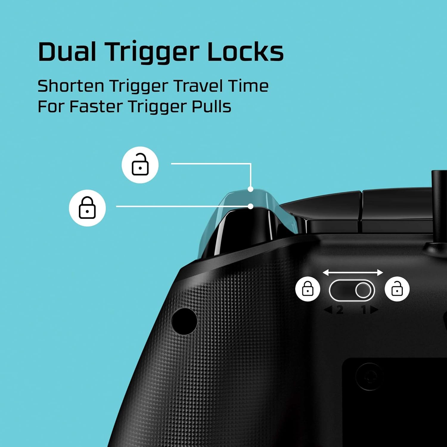 Thumbnail 2 de HyperX Clutch Gladiate: controller cablato USB-C per Xbox con doppio blocco dei grilletti e vibrazioni doppie