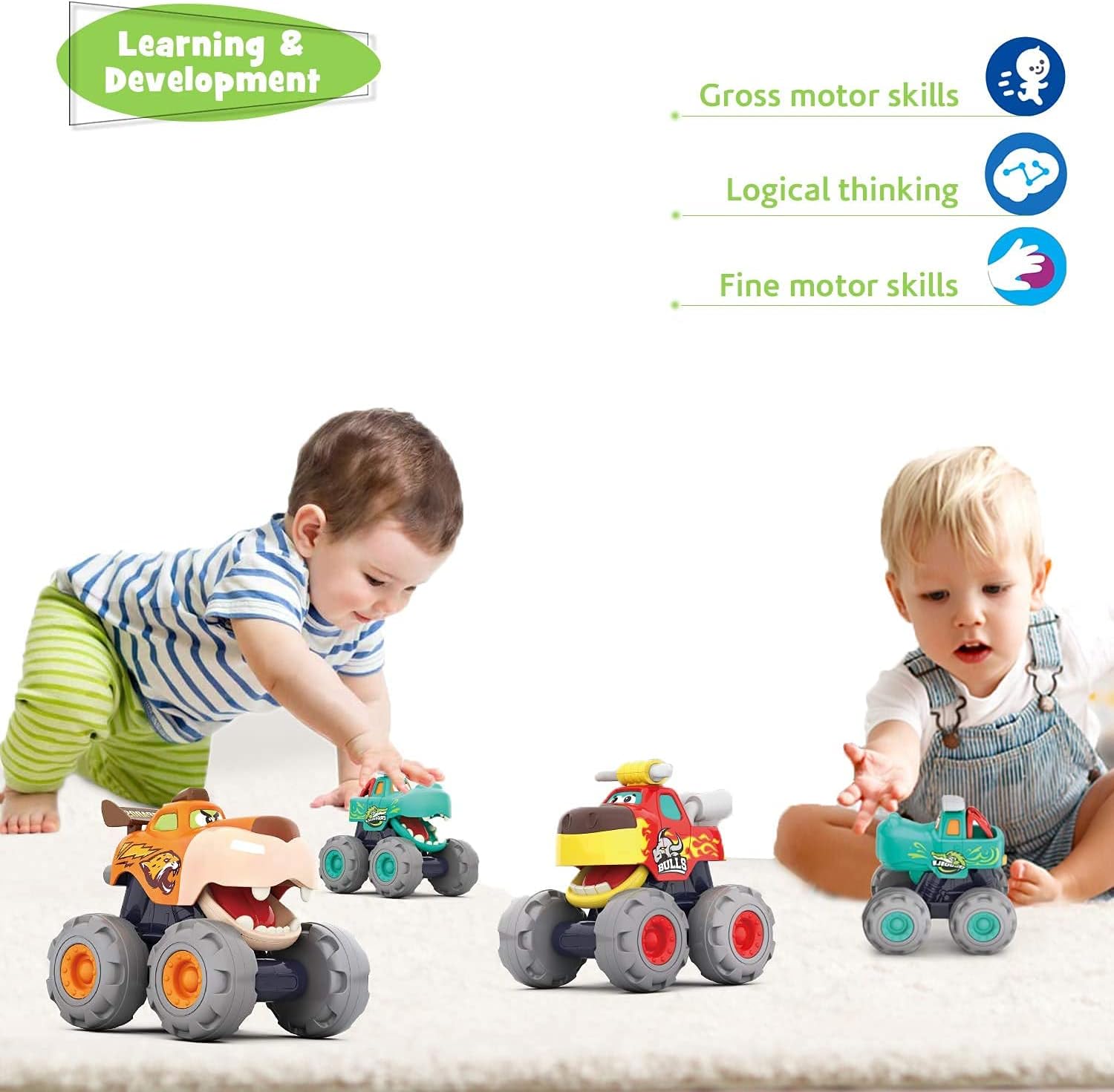 Thumbnail 2 de HOLA Baby Spielzeug Monstertrucks 3er-Set