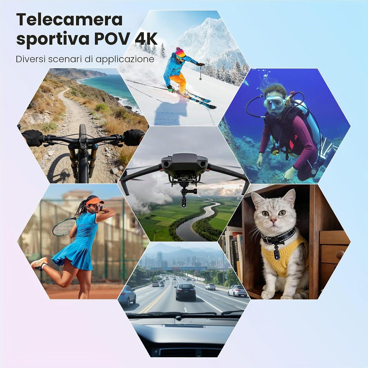 Thumbnail 6 de Camlance Mini Action Cam 4K: stabilizzata, subacquea 40m e magnetica in un corpo da tasca