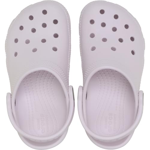 Detalle 2 de Crocs Classic Clog Toddler in Grape Ice, UK 8, Lightweight Croslite
