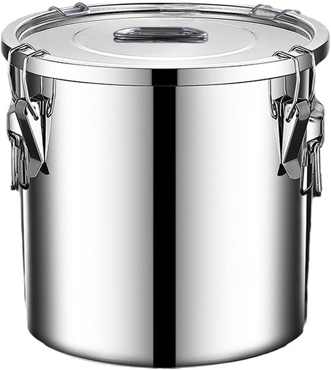 Detalle de Verdeho 304 Stainless Steel Airtight Food Storage Containers (33L) with Lock Clips