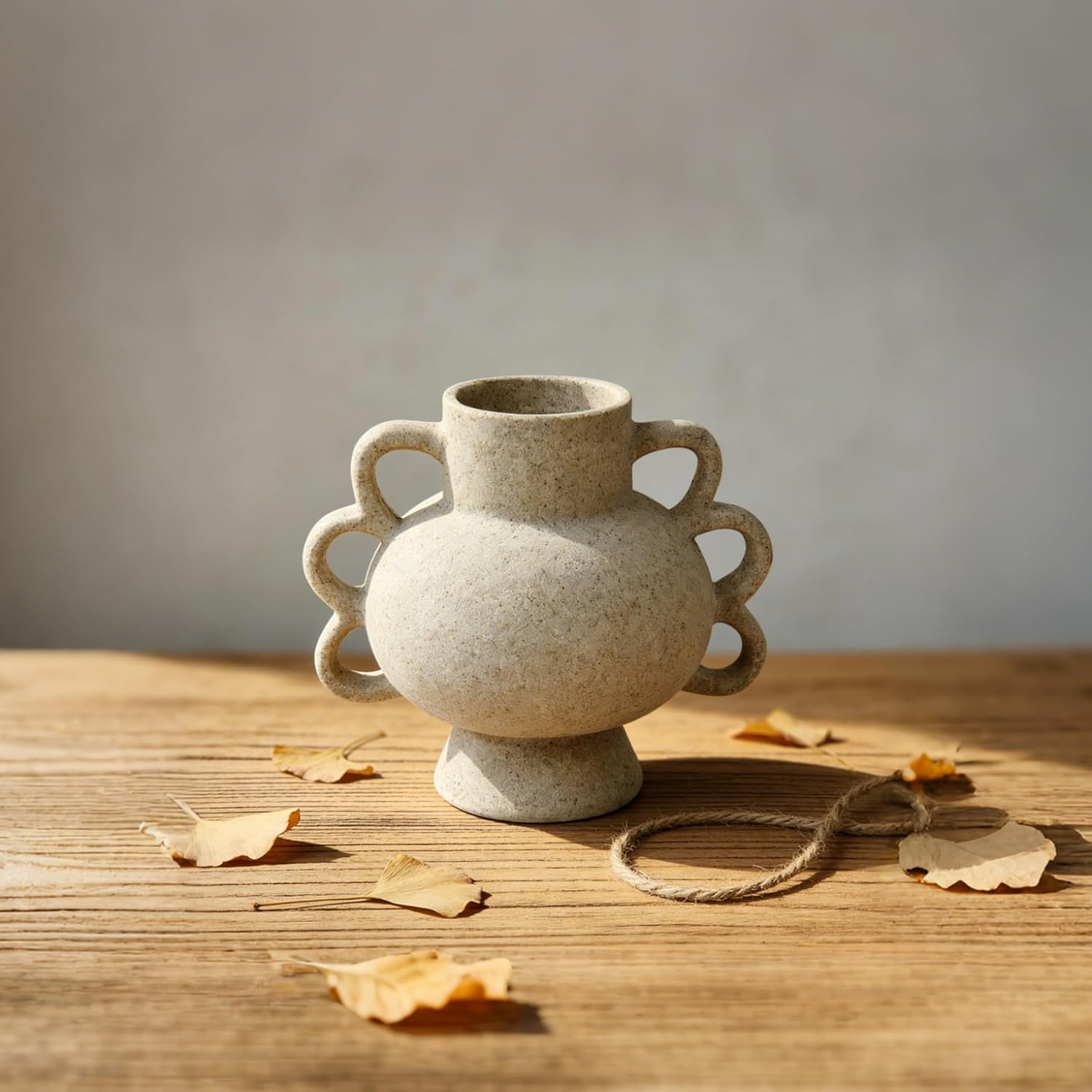 Detalle de Rustic Vase 5.5 x 6.5 Inch