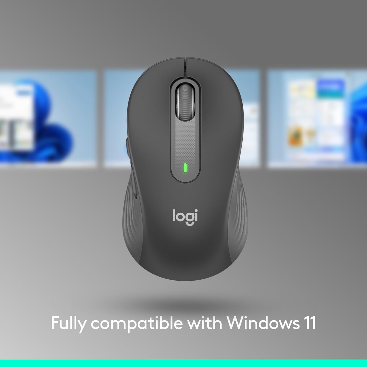 Thumbnail 3 de Logitech Signature M650 L wireless mouse (Bluetooth, SilentTouch, SmartWheel) for large hands – Grey