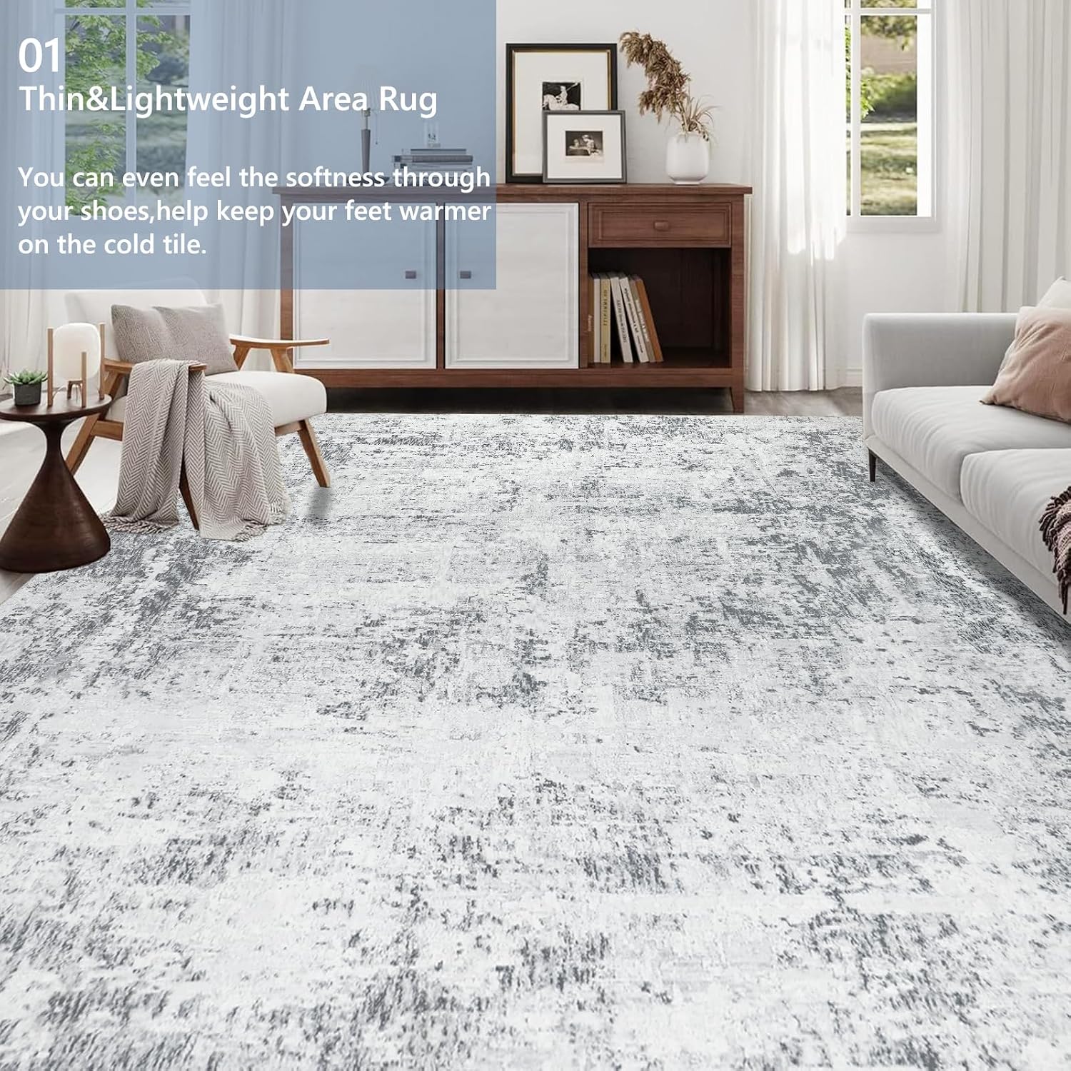 Detalle 2 de Capslpad 240x340cm Modern Abstract Area Rug