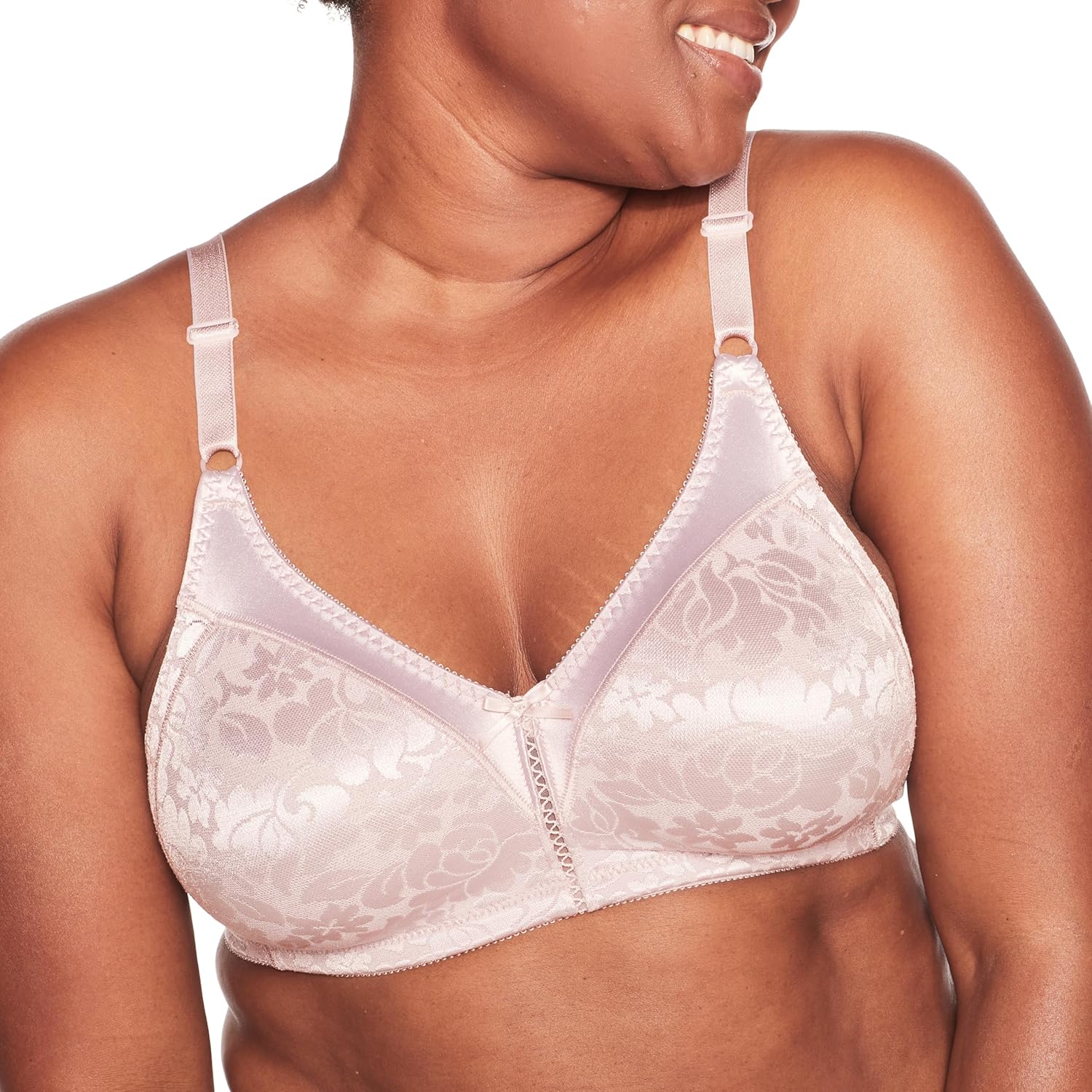 Thumbnail 6 de Bali Women’s Wireless Lace Bra with Double Support & Stay-in-Place Straps