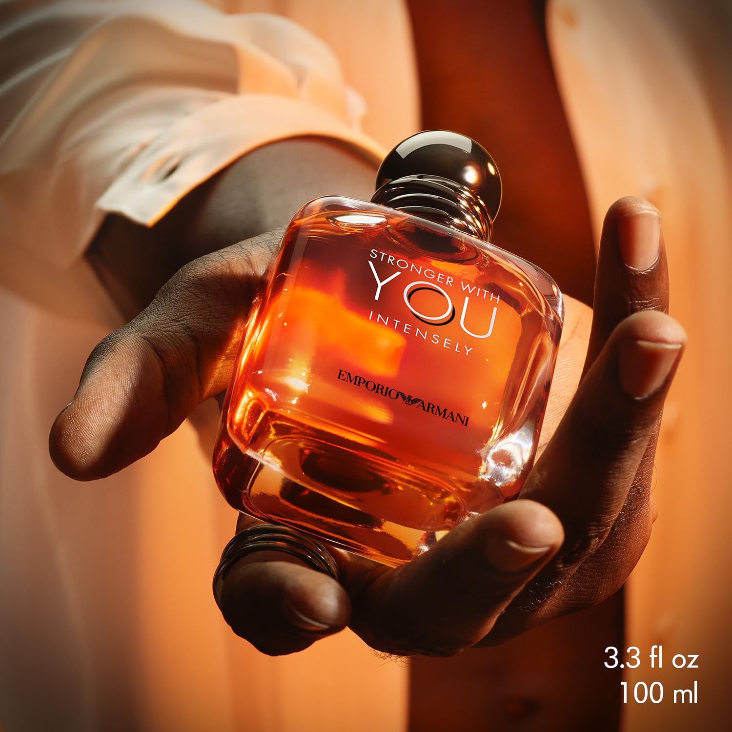Detalle de Armani Beauty Stronger With You Intensely Eau de Parfum Spray, 5.0 oz