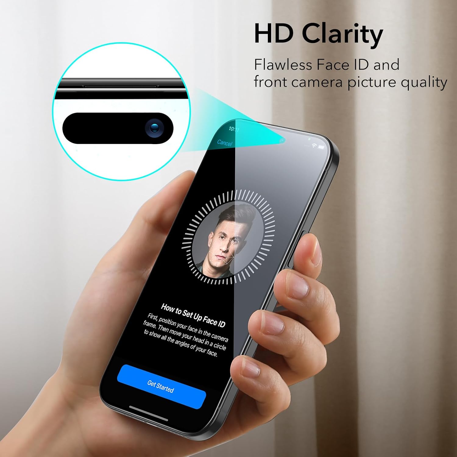 Thumbnail 6 de ESR iPhone 15 Plus Screen Protector