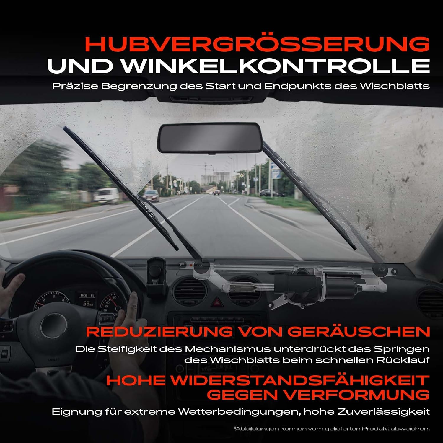 Detalle 1 de Frankberg WL20190929011 – przedni mechanizm wycieraczek z silnikiem, 1340683080
