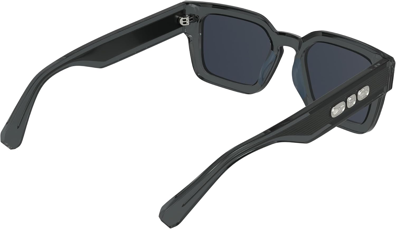 Detalle de Lacoste L6071s lunettes de soleil mixte Transparent grey, taille 52/21/145