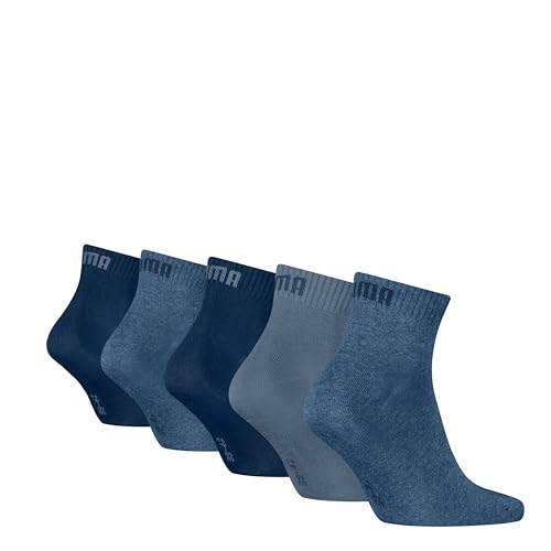 Thumbnail 1 de PUMA Unisex Quarter Socken 5er-Pack – bequeme Alltagssocken mit reduziertem Reiben