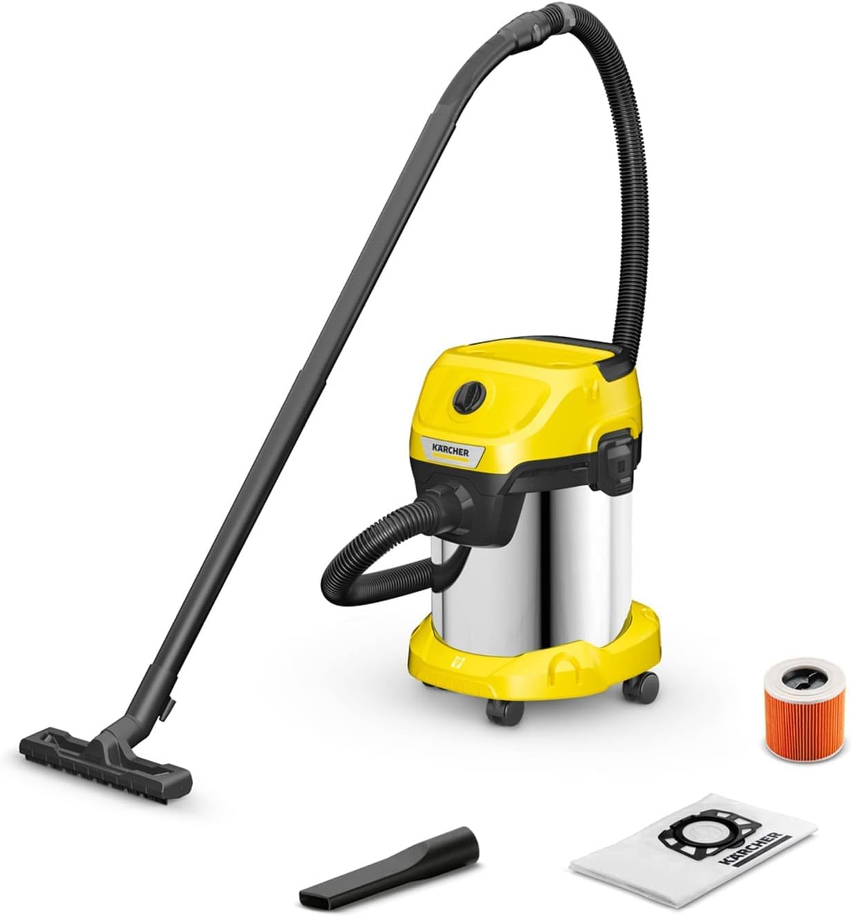 Detalle de Kärcher WD 3 S V-17/4/20 aspirador seco y húmedo 1.000 W 🧹