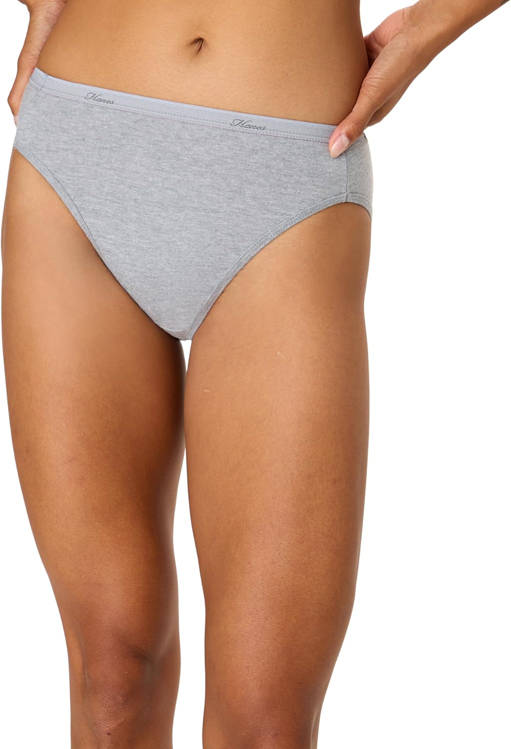 Thumbnail 1 de Hanes Women's 10-Pack High-Rise Cotton Blend Briefs, Full Coverage, Moisture-Wicking