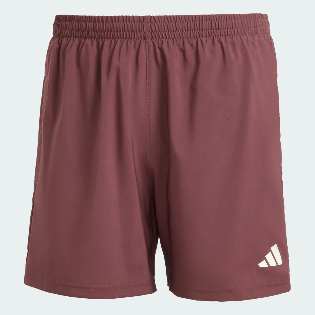 Thumbnail 3 de Pantalón corto Own The Run de Adidas — color Burgundy