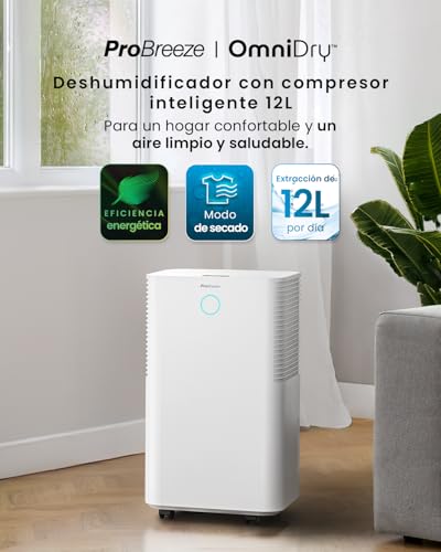 Thumbnail 1 de Pro Breeze OmniDry déshumidificateur 12L/jour ⚙