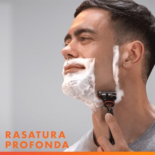 Detalle de Gillette Fusion5 Lamette – 20 Cartucce per Rasoi uomo, Multicolore