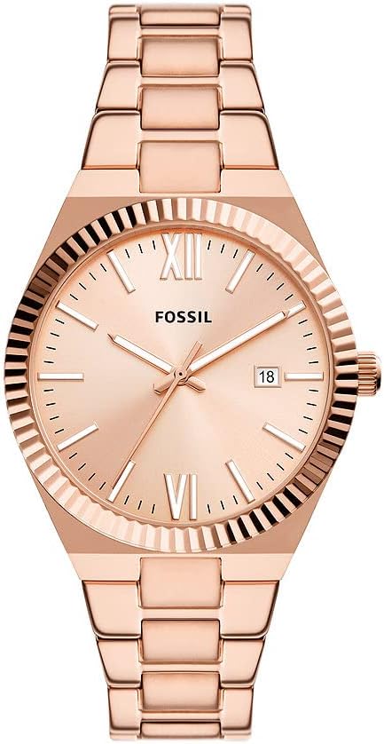 Thumbnail 6 de Fossil Scarlette Uhr für Damen (38 mm) mit Quarzwerk, Datumsanzeige und Edelstahlarmband