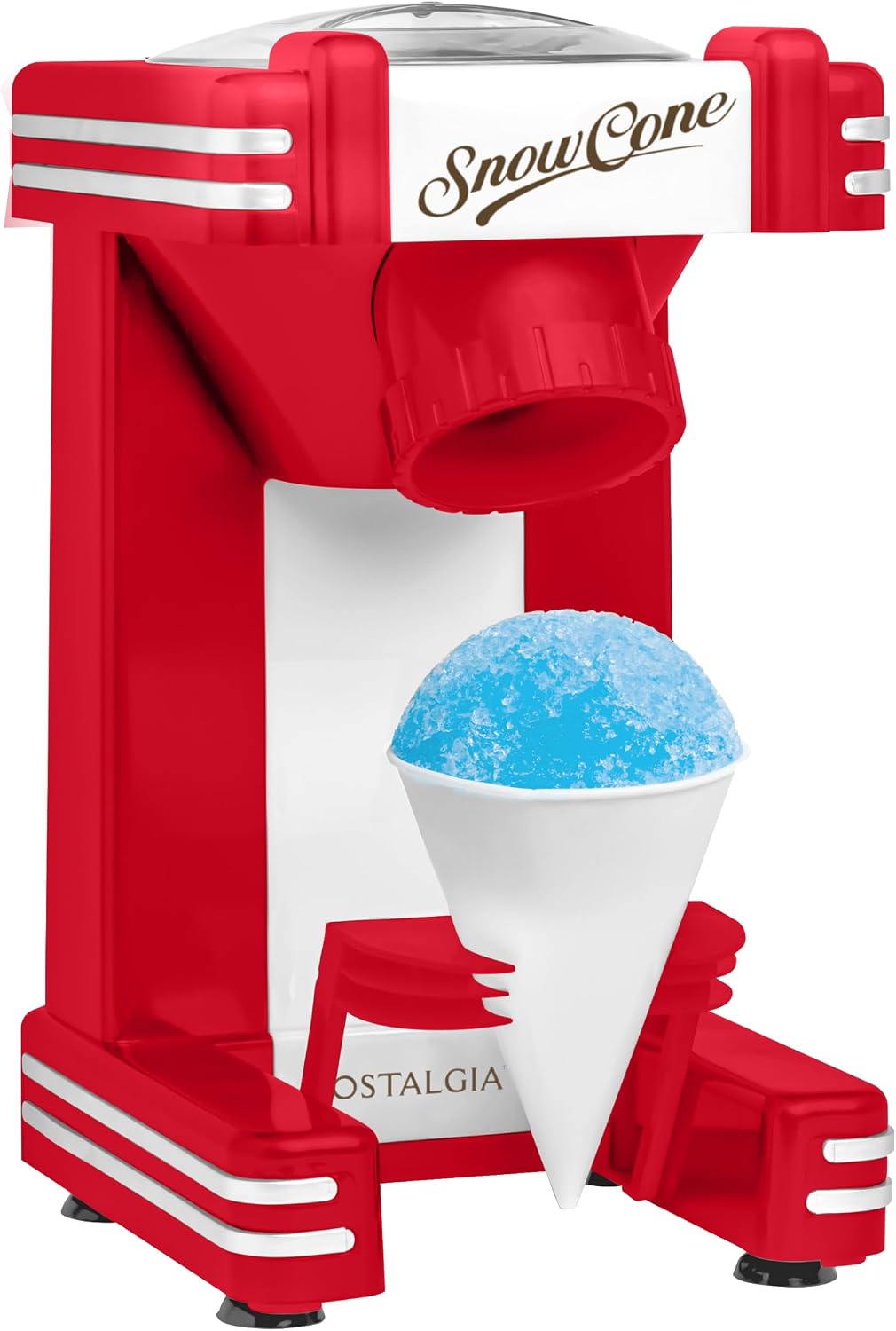Thumbnail 6 de Nostalgia Snow Cone Shaved Ice Machine (Retro Red) - Makes 20 Icy Treats