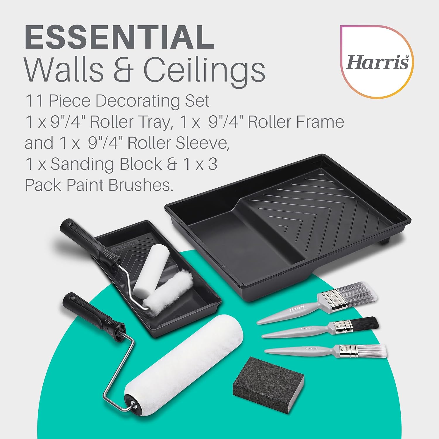 Detalle 2 de Harris Walls & Ceilings Essentials Decorating Set (11 Pieces)