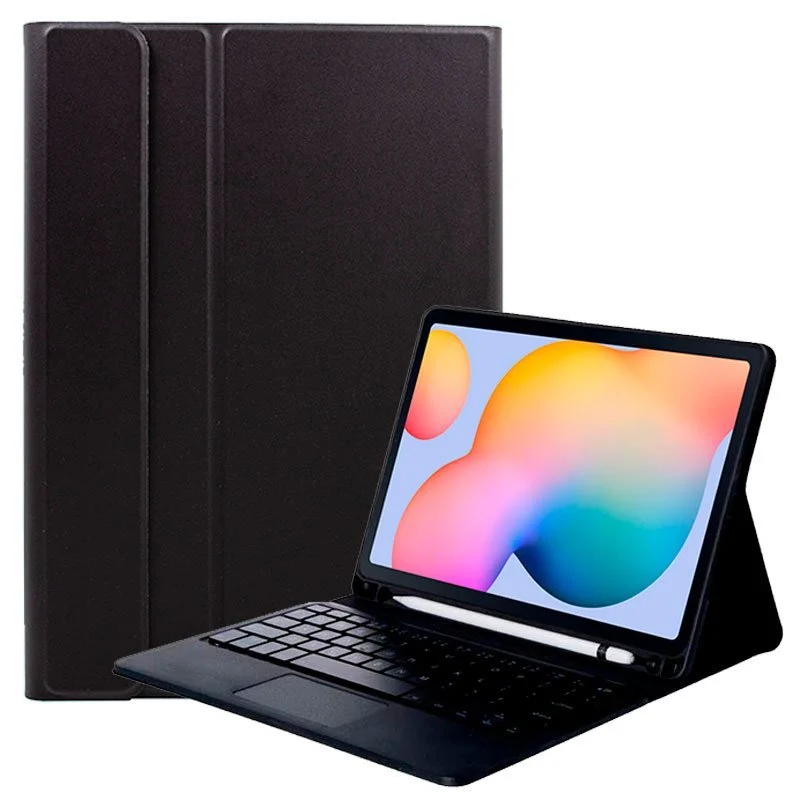 Detalle de Cool Funda con Teclado Bluetooth en polipiel negra para Samsung Galaxy Tab S6 Lite