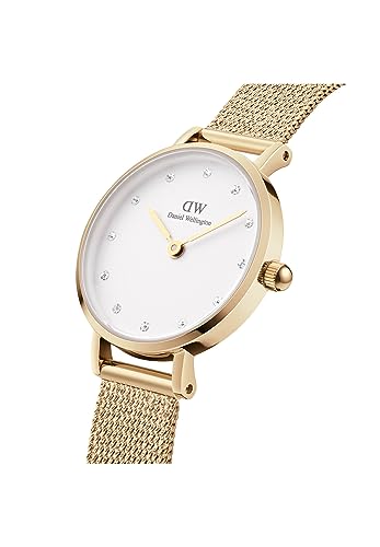 Thumbnail 1 de Daniel Wellington Petite Orologi 28mm Double Plated Stainless Steel (316L) And Crystals Gold