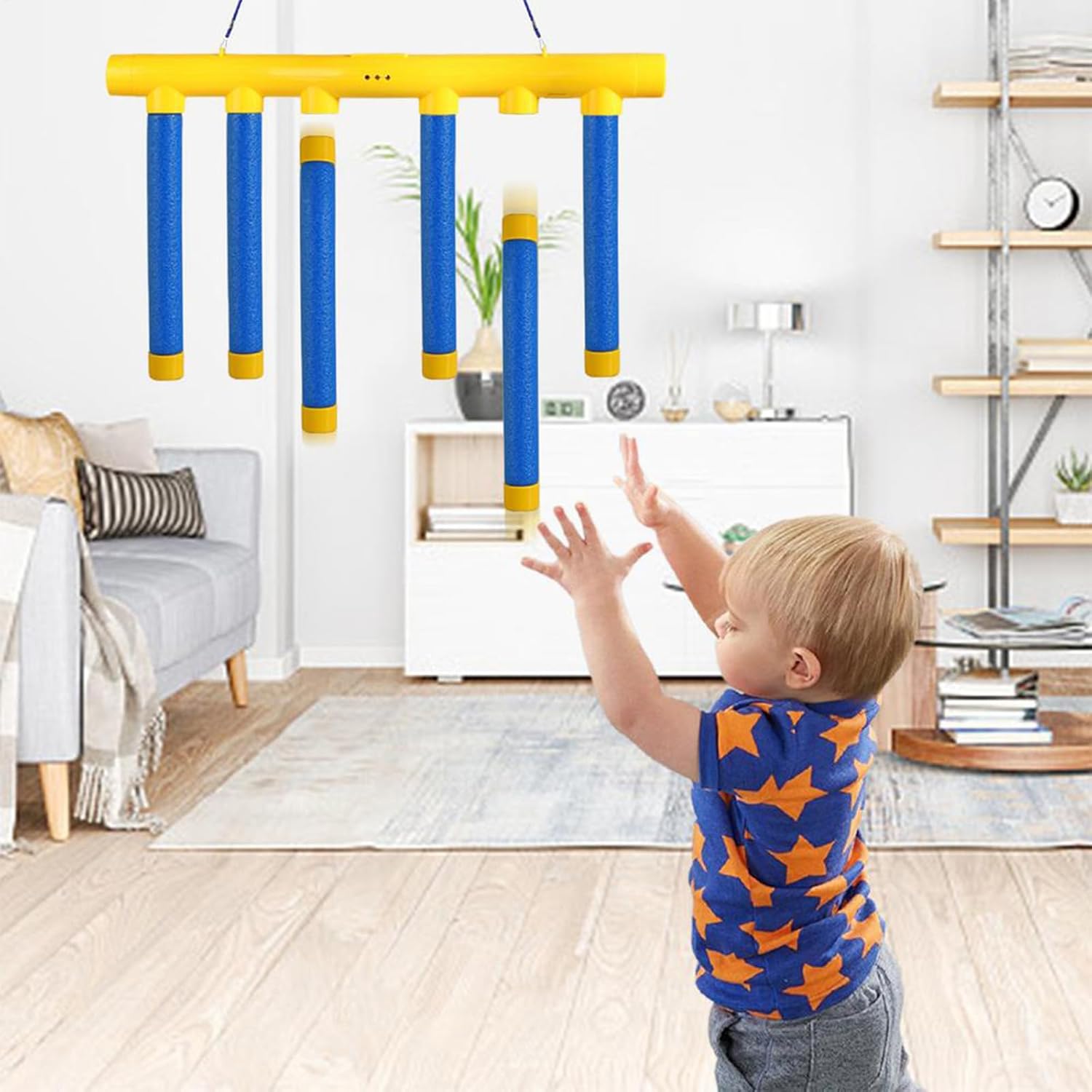 Detalle de Guopai Catching Sticks Game: Reaction Training Toy with Adjustable Speed