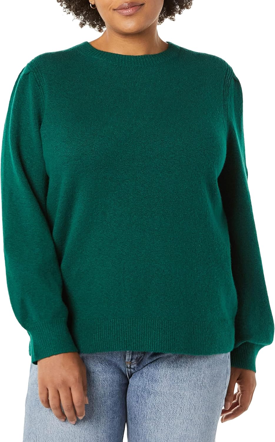 Thumbnail 4 de Amazon Essentials Damen Soft-Touch-Pullover mit plissierter Schulter und Rundhalsausschnitt