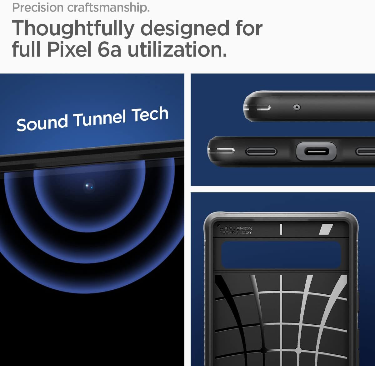 Thumbnail 6 de Spigen Rugged Armor pour Pixel 6a — coque noire