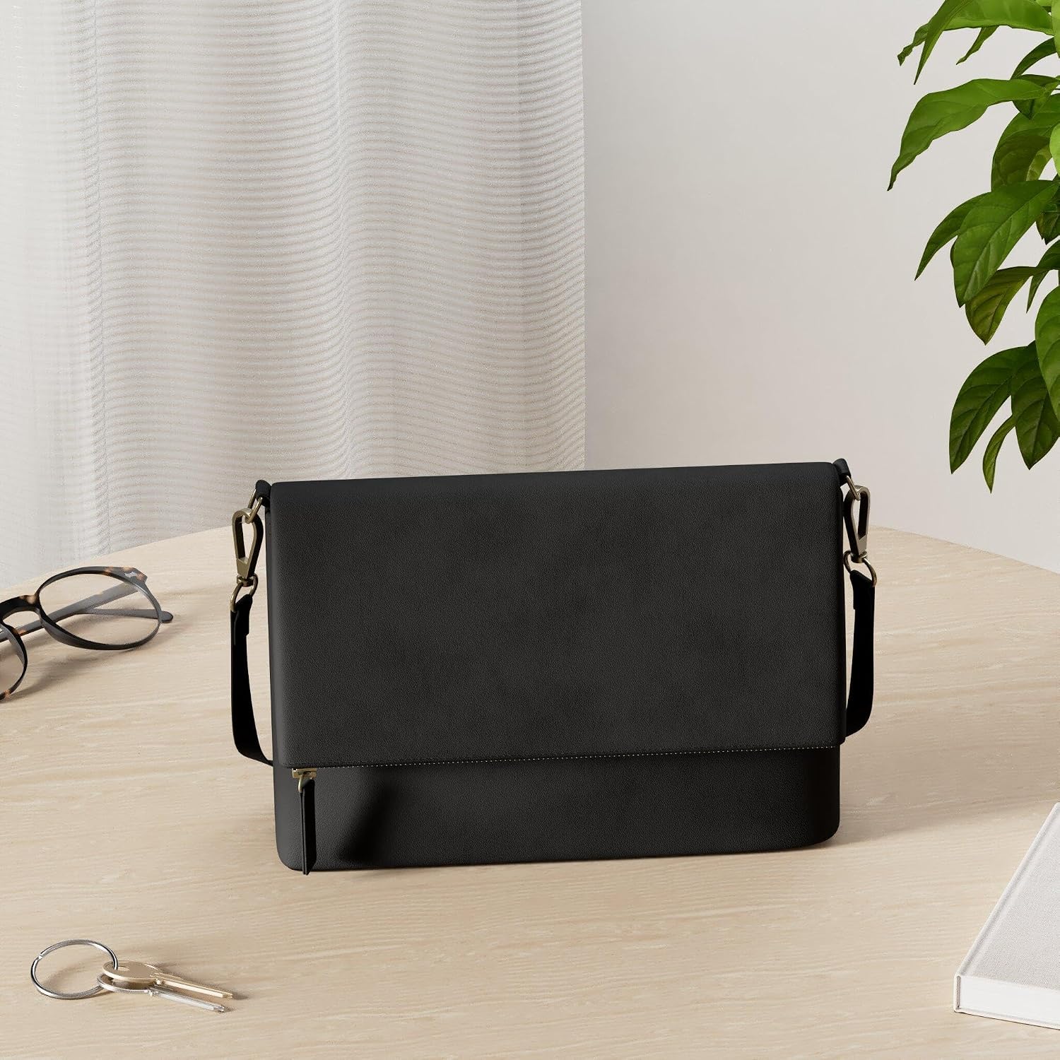 Detalle de Gladdon Small Crossbody Bag for Women with Detachable Strap – Vegan PU Leather Purse