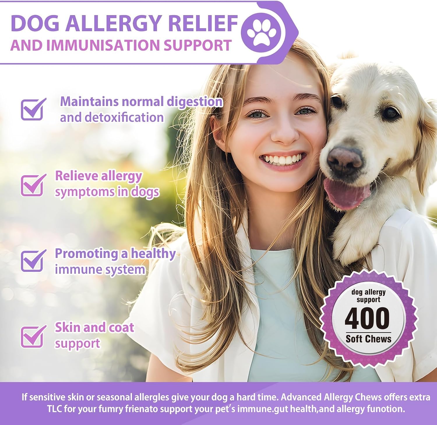 Thumbnail 1 de Dog Allergy Chews, 400 Count