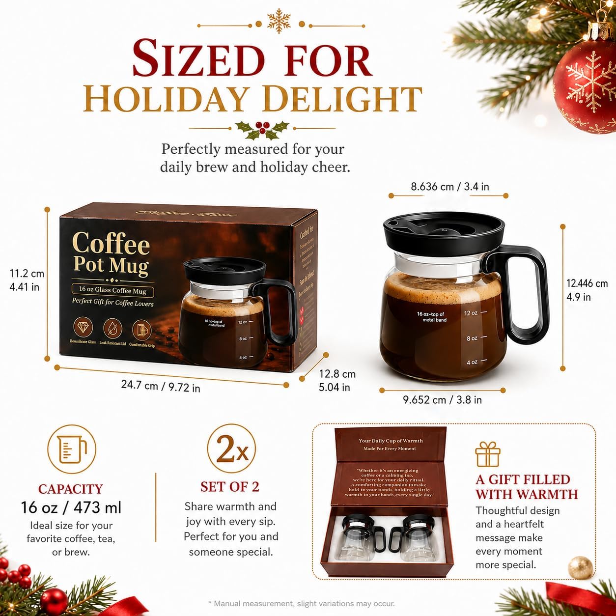Detalle de Shelprojsu Coffee Pot Mug, 16 oz