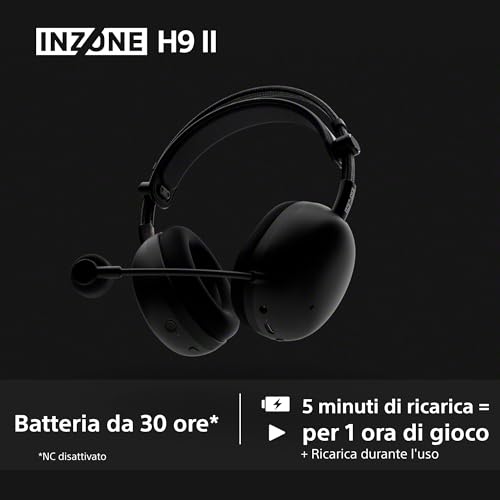 Thumbnail 8 de Sony INZONE H9 II, cuffie gaming wireless con audio spaziale 360° e ANC