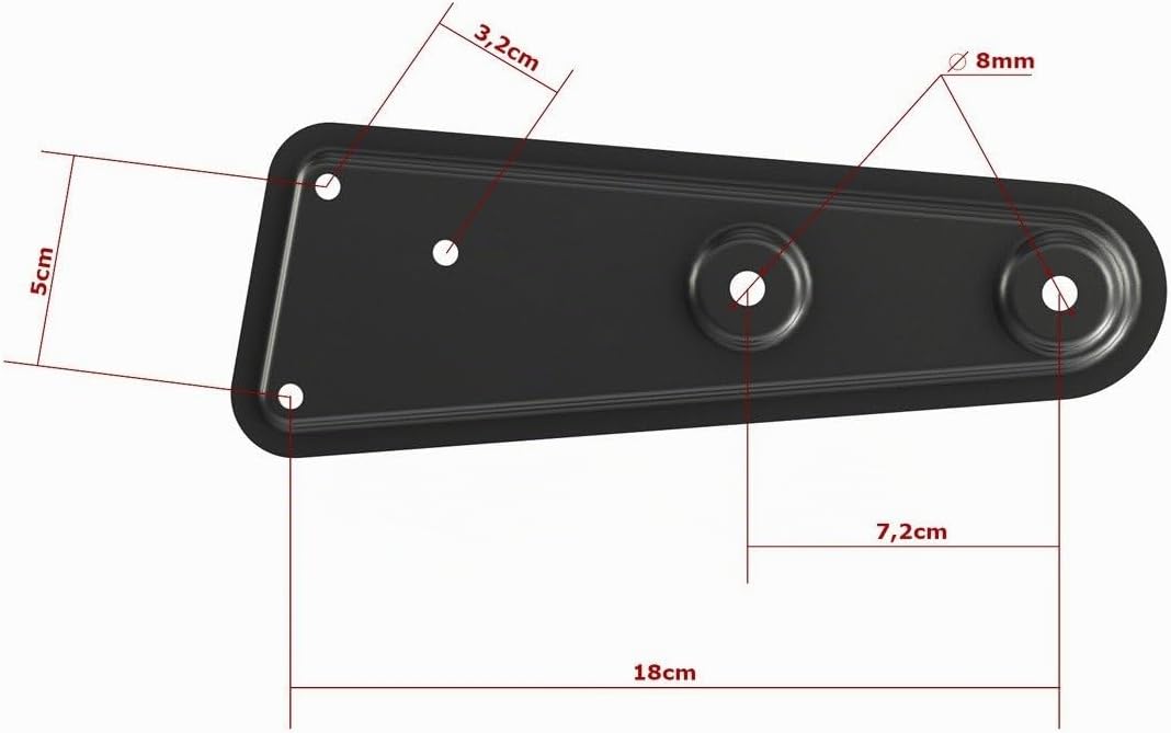 Detalle de RICOO VA0100: Supporto TV da parete orientabile e inclinabile per 32–55 pollici (VESA 200x200/400x400)