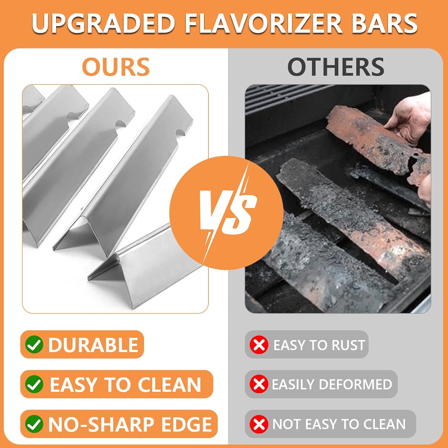Thumbnail 5 de 66032 Flavorizer Bars, 304 stainless steel