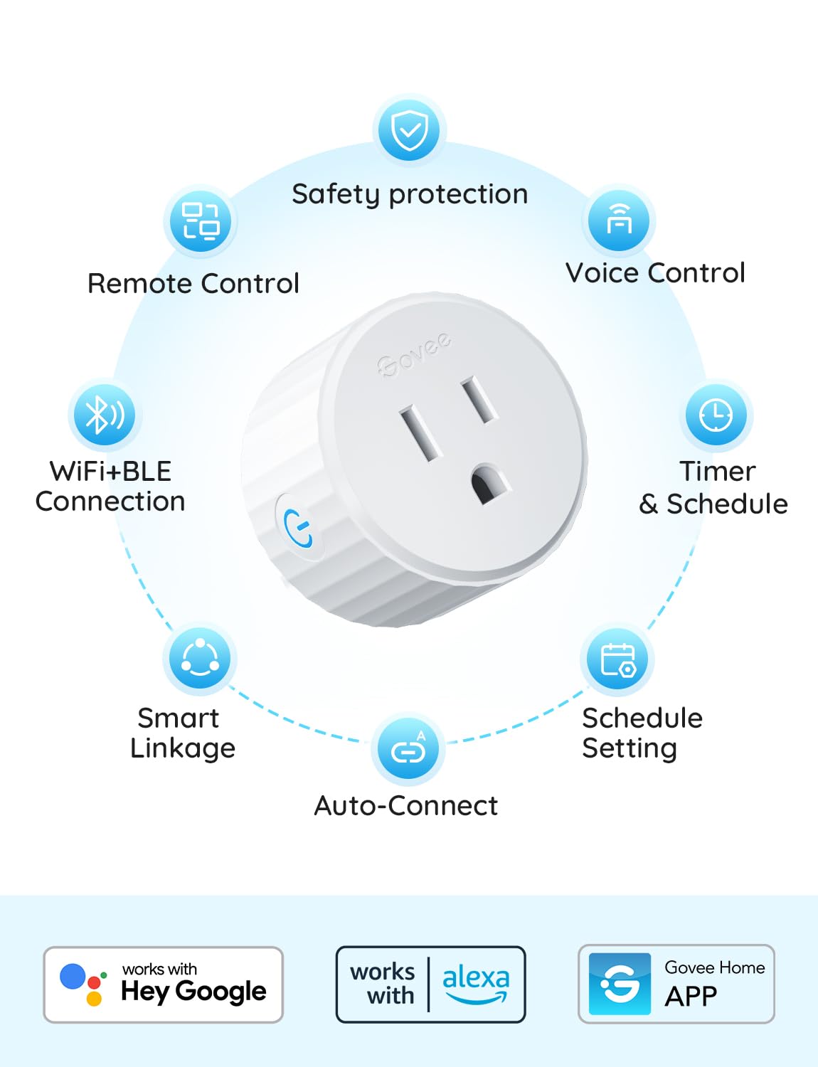Thumbnail 6 de Govee Smart Plug 4-pack โ WiFi outlet ๐
