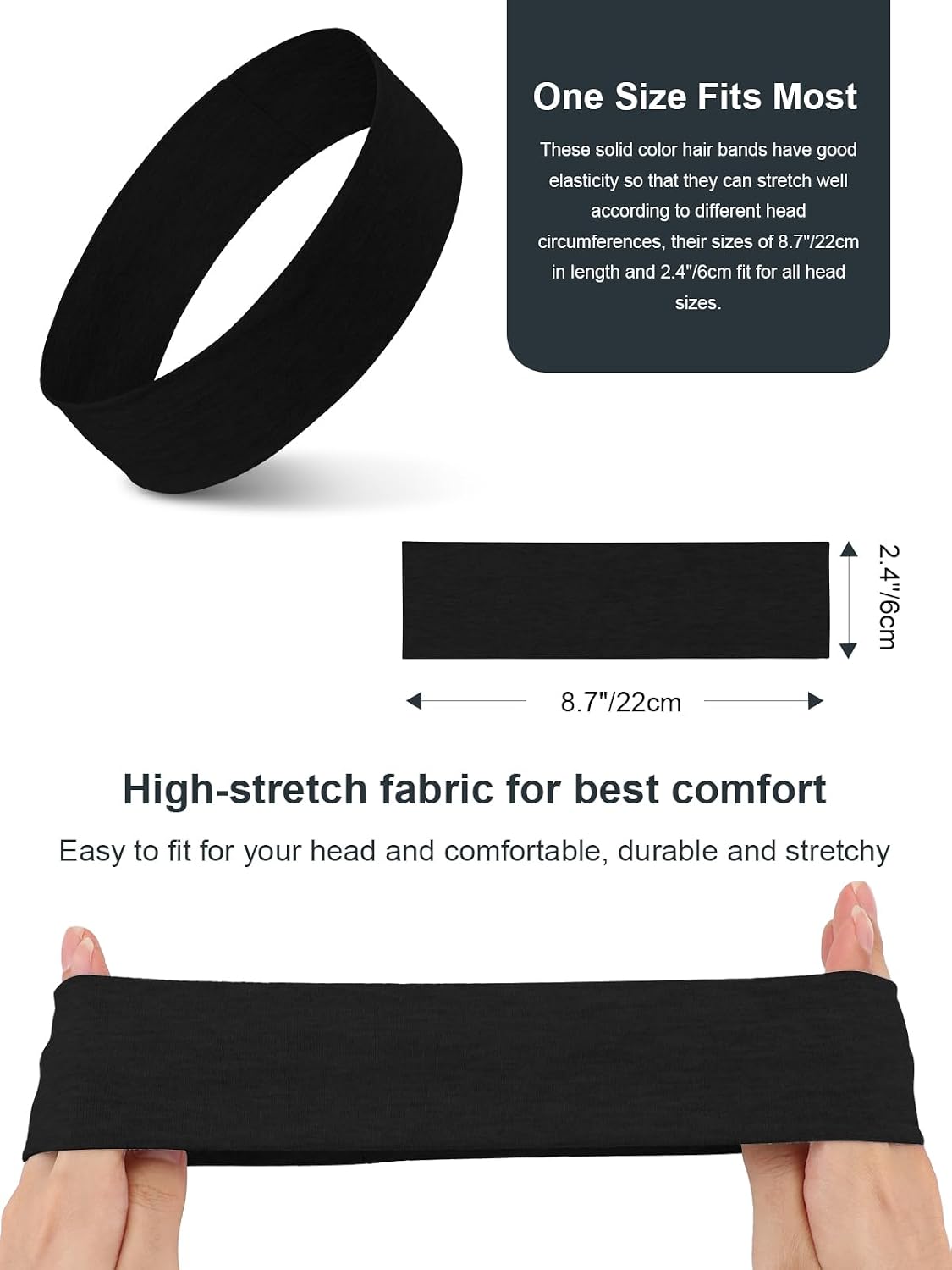 Thumbnail 6 de DRESHOW 6cm wide headband for workouts