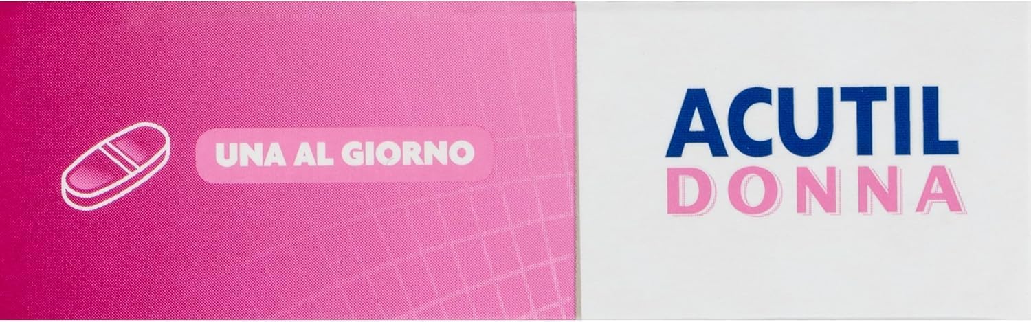 Detalle 2 de Acutil Donna: integratore alimentare con magnesio, vitamina B6, ferro ed estratto di Bacopa per il benessere femminile