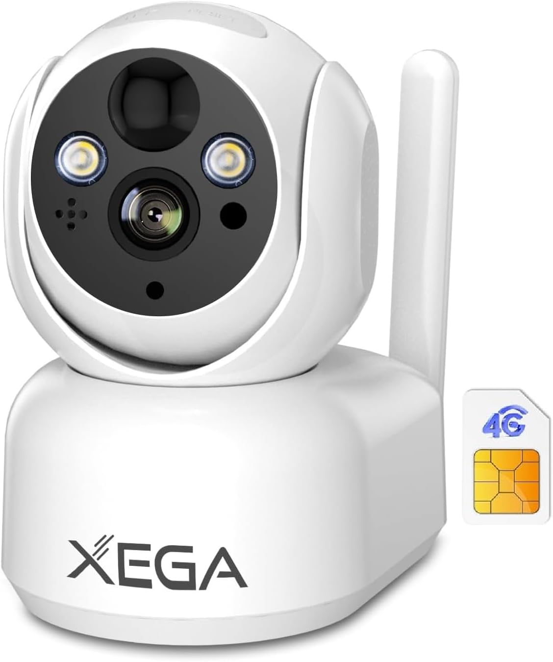 Detalle de Xega 4G LTE Cámara Vigilancia 2K 7800mAh