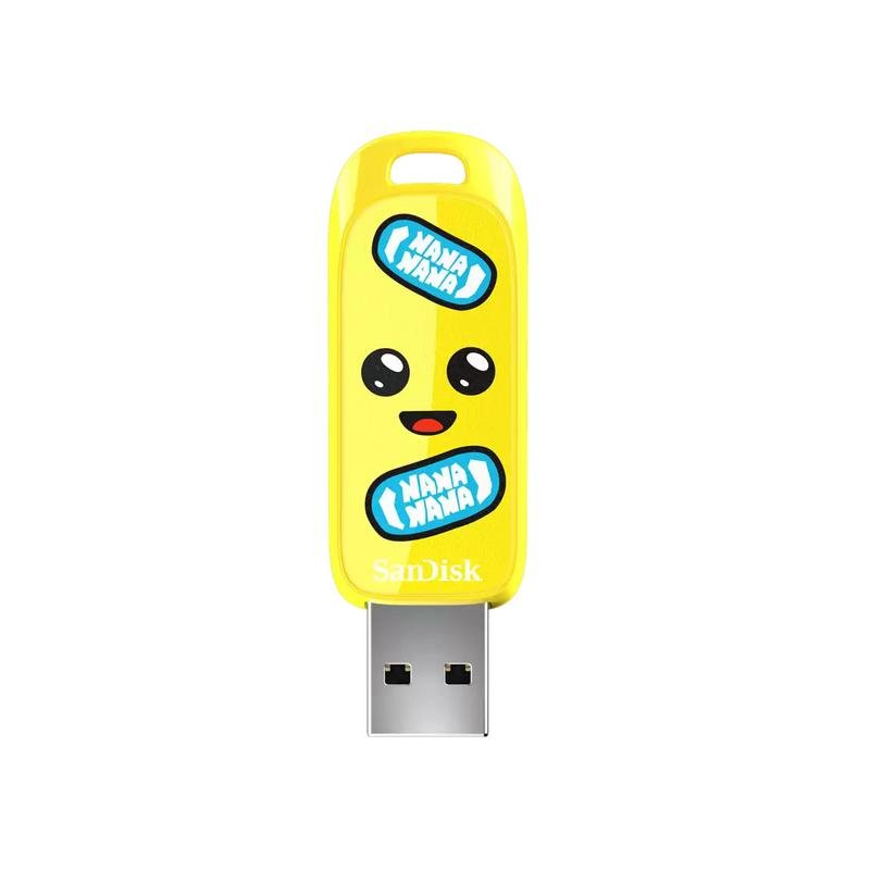 Thumbnail 1 de Sandisk SDCZIF-064G-G46 Fortnite Banano 64GB Amarillo — USB 3.2 Gen 1, 130 MB/s