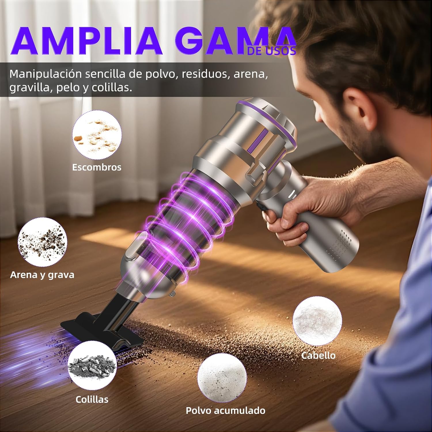 Thumbnail 5 de Aspirador de Mano 25000Pa sin cable