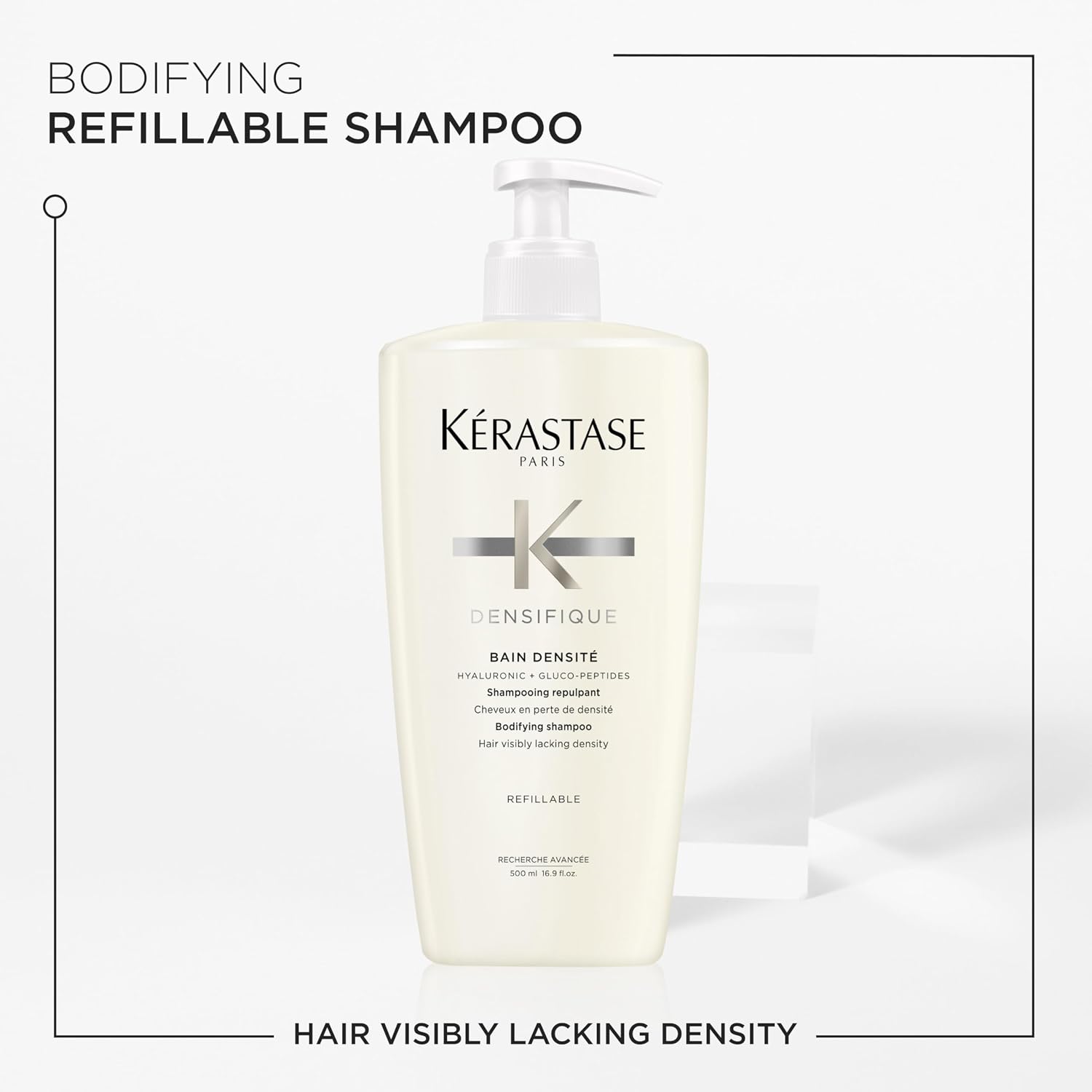 Detalle de Kérastase Densifique Bain Densité: shampoo professionale fortificante per capelli privi di densità