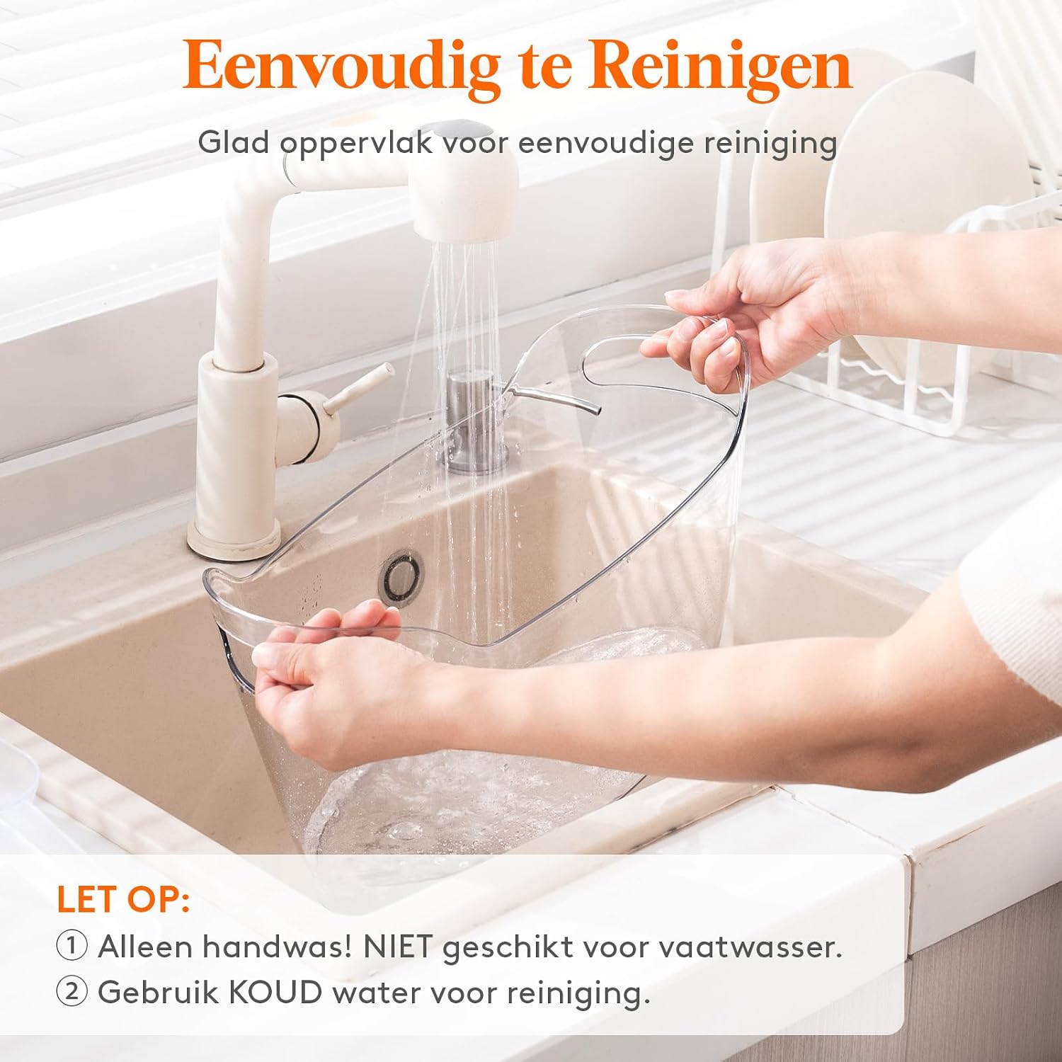 Thumbnail 6 de Lifewit 24495 ijsemmers, set van 2, 6,5 liter, transparant kunststof