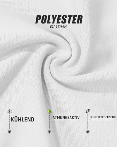Thumbnail 6 de MAGCOMSEN Herren Tanktop T-Shirt Ohne Ärmel – UV-Schutz, leichtes Funktionsshirt in Weiß, Größe L