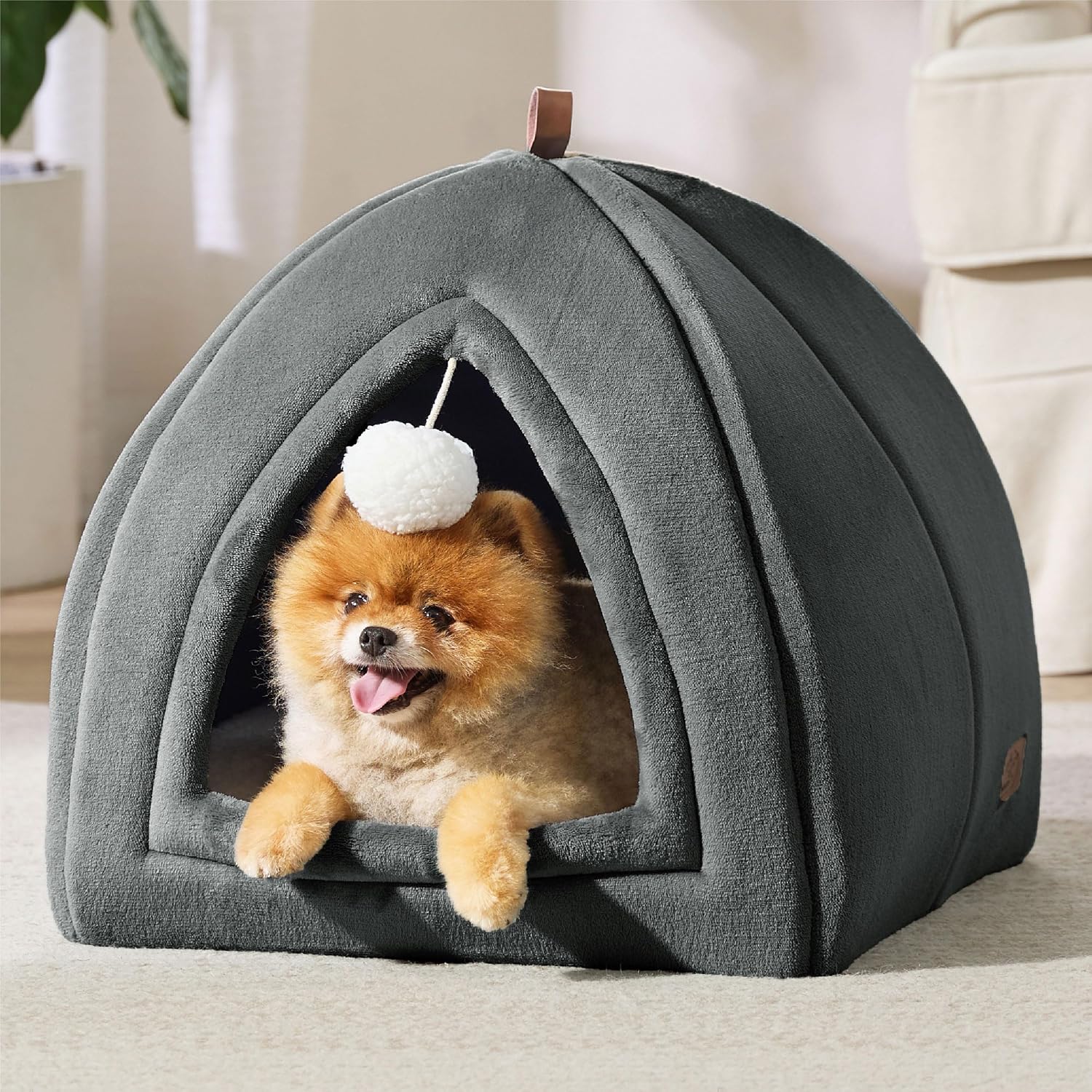 Thumbnail 4 de Bedsure Cat Cave Bed Indoor Large Flannel