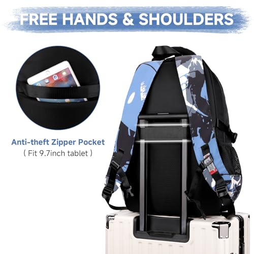 Detalle de Amythe Zaino 40L per Ragazzi – Nero, Grande e Versatile
