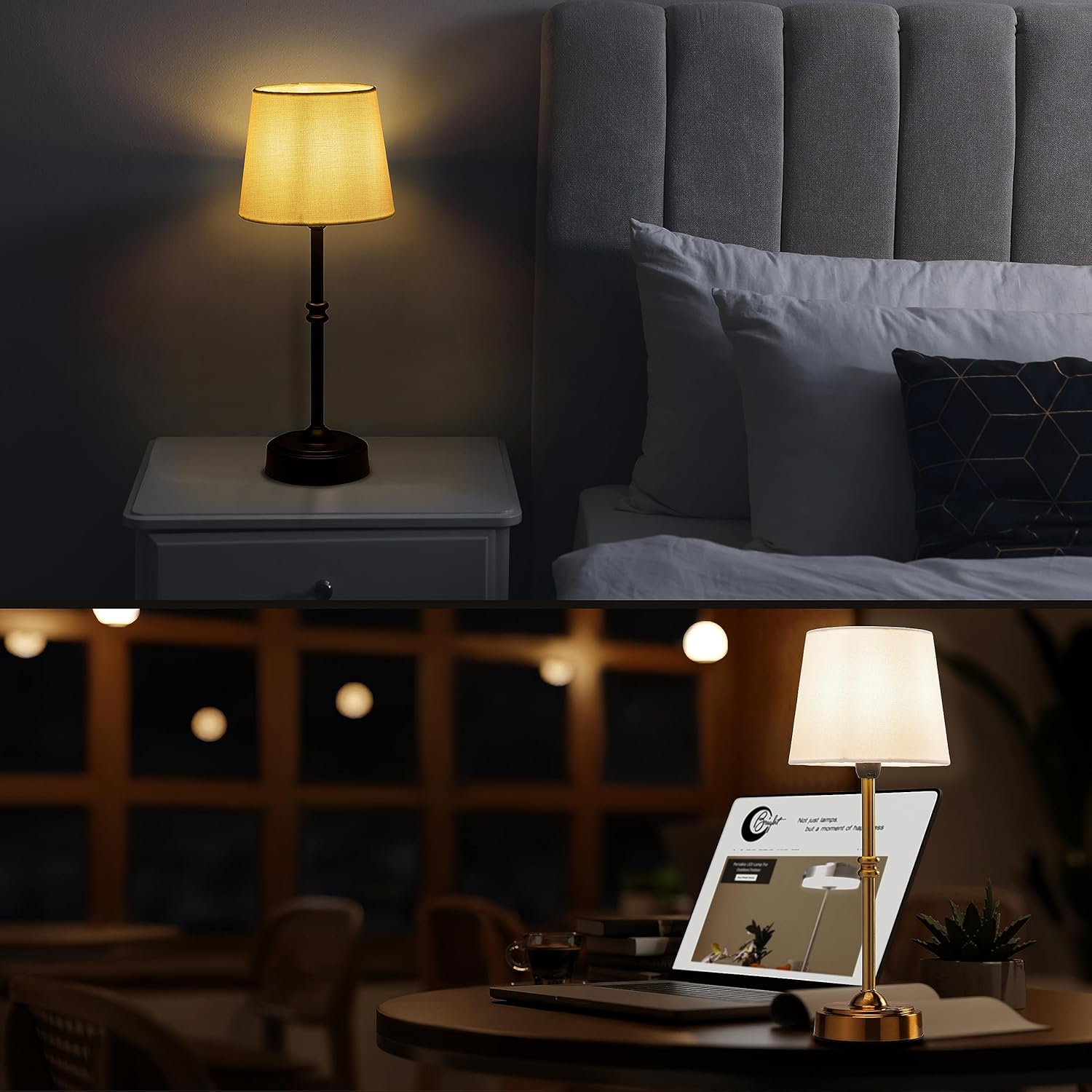 Thumbnail 5 de O’Bright Seraph 3-Level Cordless LED Table Lamp 🛋