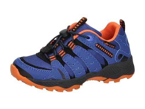 Detalle de Lico Fremont: Scarpe da Trekking Unisex per Bambini e Ragazzi (Blu/Nero/Arancione) - Taglia 32 EU