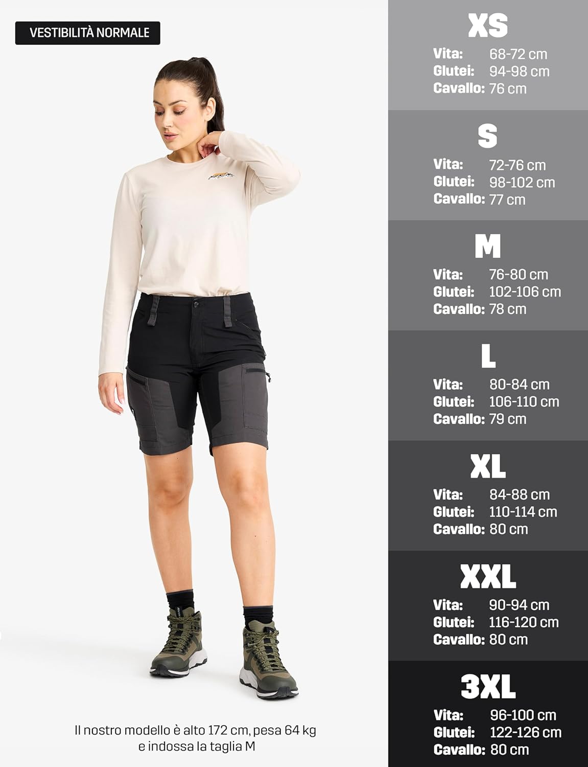 Thumbnail 2 de RevolutionRace RVRC GP Shorts da donna: pantaloncini outdoor resistenti con inserti stretch e tasche