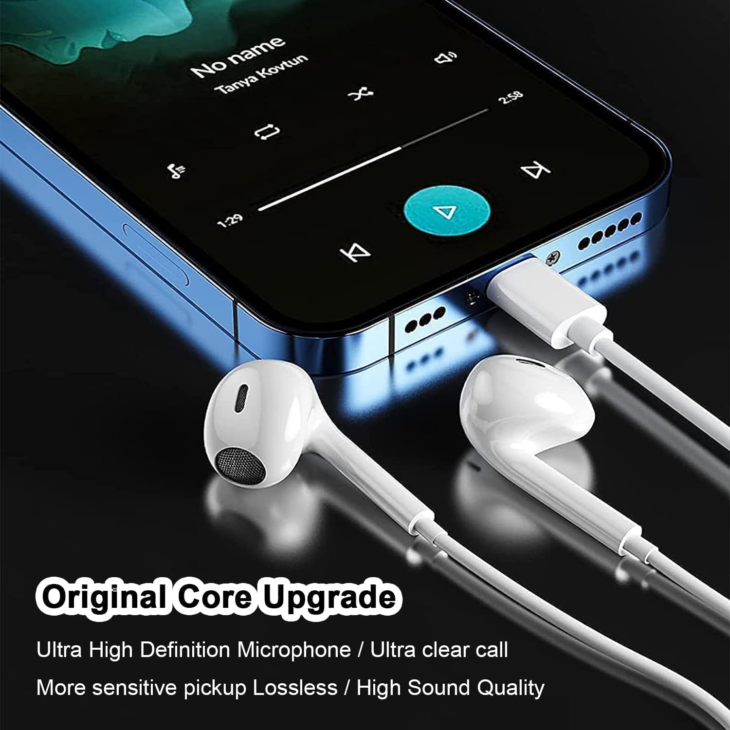 Thumbnail 3 de 2 Pack Écouteurs USB-C pour iPhone et appareils USB-C — Intra-auriculaires avec micro et contrôle du volume